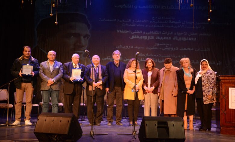 عبده داغر ومعهد الموسيقى العربية وحسن الجريتلي ومصطفى طاهر يتوجون بدرع سيد درويش في مئويته