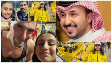 عاشقة النصر ومشجعة نادي النصر العنود الغفيلي : وين ما يروح النصر أنا وياه ومتفائلون برئيس النصر إبراهيم المهيدب